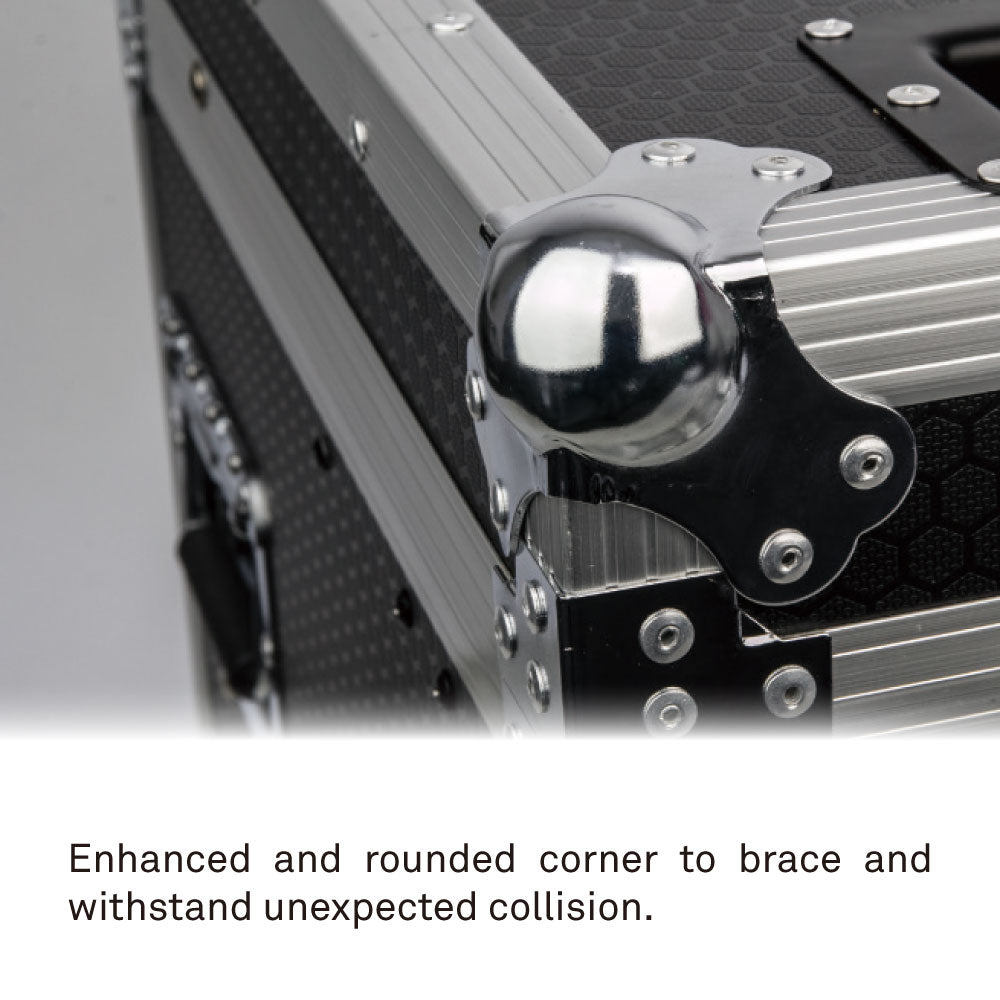 RH-1000-1W - RH - 1000 - 1 W - Flight Case, rounded corner detail