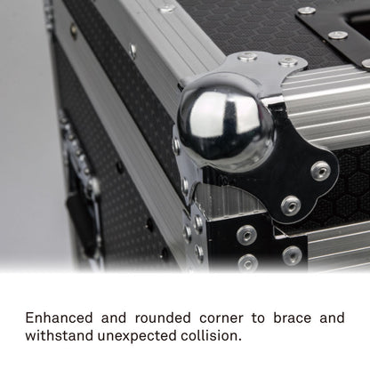 RH-1000-1W - RH - 1000 - 1 W - Flight Case, rounded corner detail