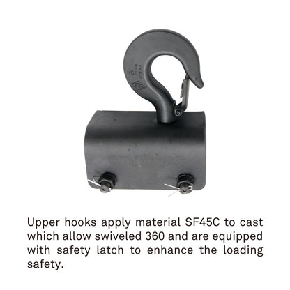 RH-1000LVP - D8 1000 kg Chain Hoist Low Voltage Control with MSP, upper hook detail