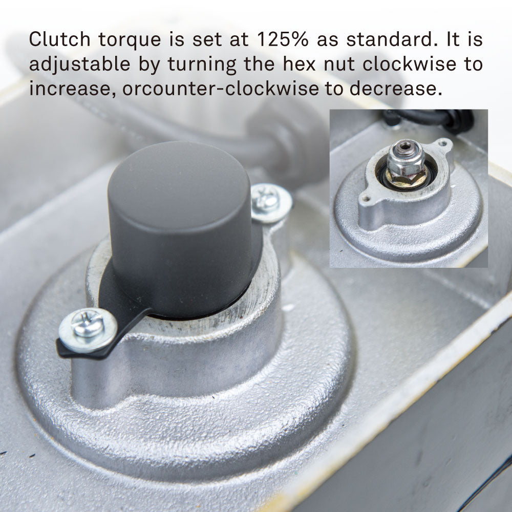 RH-SP48W - Single Phase Brushless DC 480 kg Chain Hoist with Wireless Remote, clutch torque adjustment detail