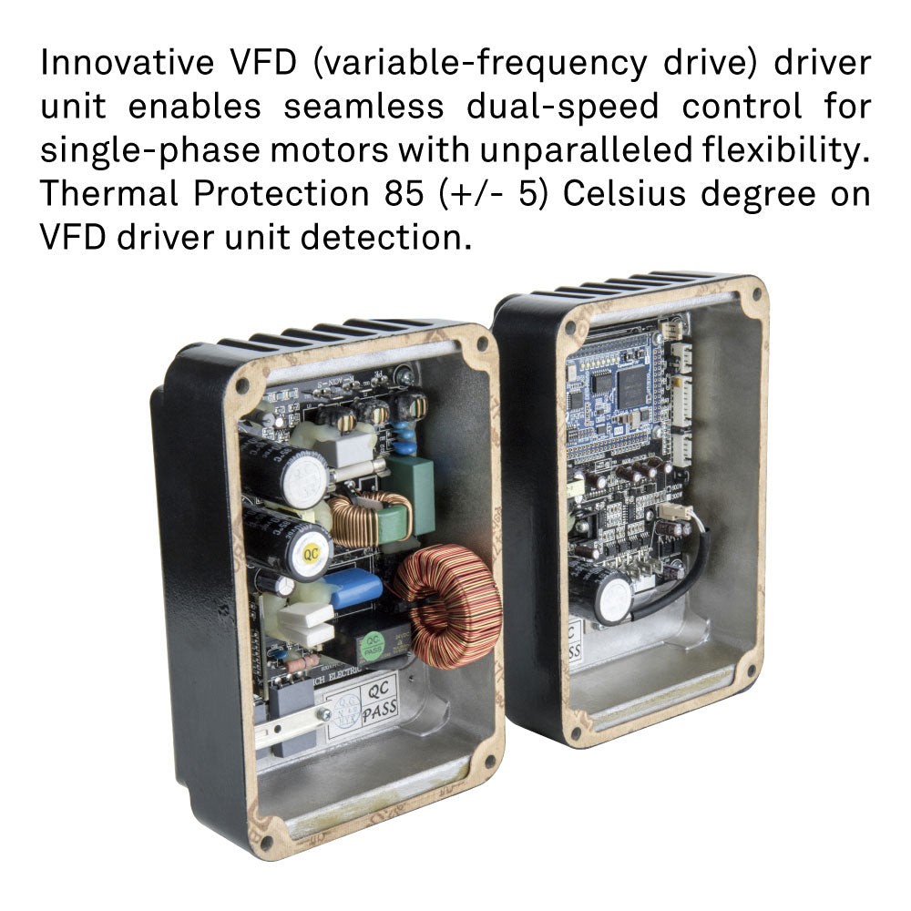 RH-SP48W - Single Phase Brushless DC 480 kg Chain Hoist with Wireless Remote, VFD driver unit detail