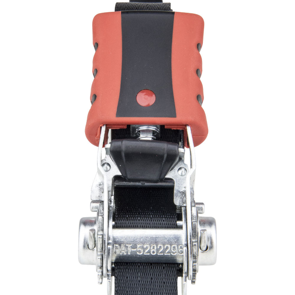 RS-RRS2545 - RIGPRO Retractable Ratchet Strap, 25 mm x 4.5 M, tie down setup