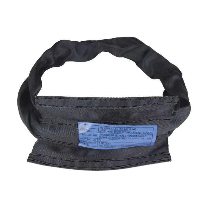 RIGPRO Steel-Core Round Sling, 1 M Length (RS-S102)