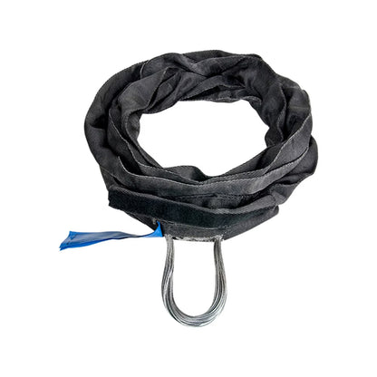 RS-S502 - RIGPRO Steel-Core Round Sling, 5 M Length, round sling with steel ring detail