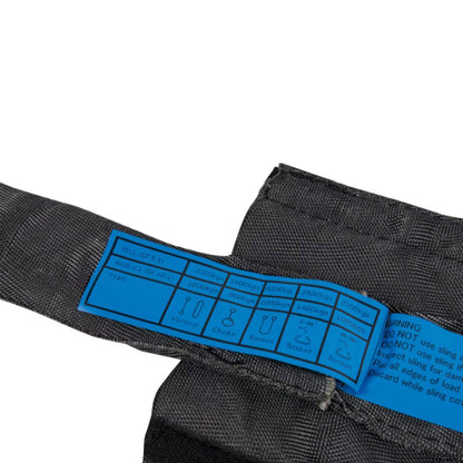 RS-S502 - RIGPRO Steel-Core Round Sling, 5 M Length, sleeve and label close-up