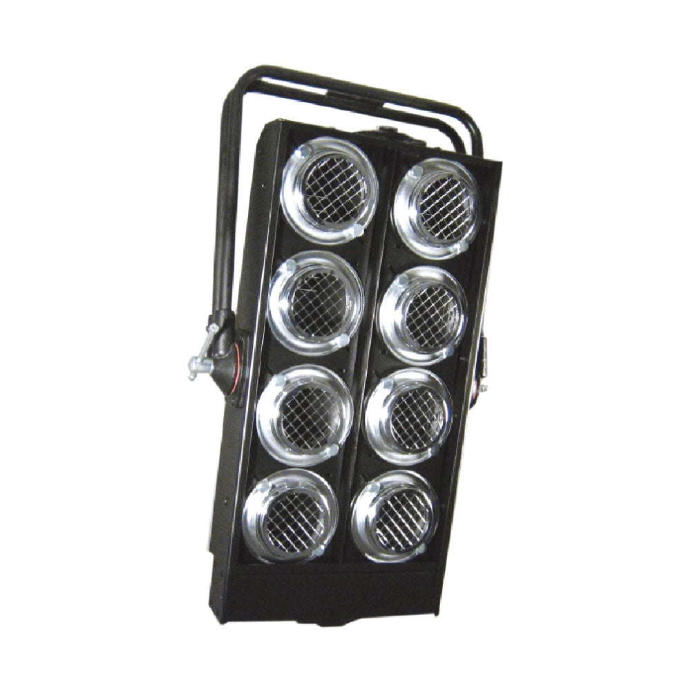 SB-368V - KUPO 8-Lite Audience Blinder Vertical Unwired, front lamp array view