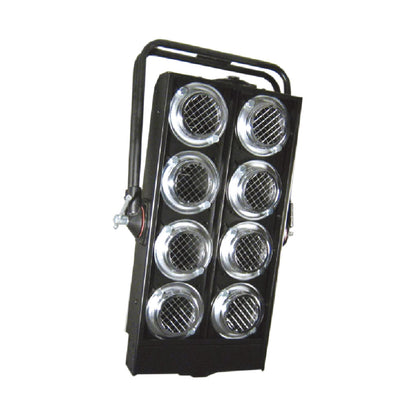 SB-368V - KUPO 8-Lite Audience Blinder Vertical Unwired, front lamp array view