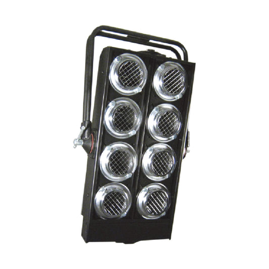 SB-368V - KUPO 8-Lite Audience Blinder Vertical Unwired, front lamp array view