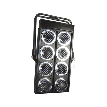 SB-368 - KUPO 8-Lite Audience Blinder Unwired, front lamp array view