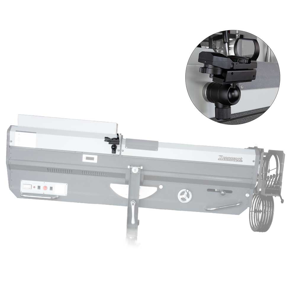 SD03K - KUPO Followspot Sight, followspot mounting setup