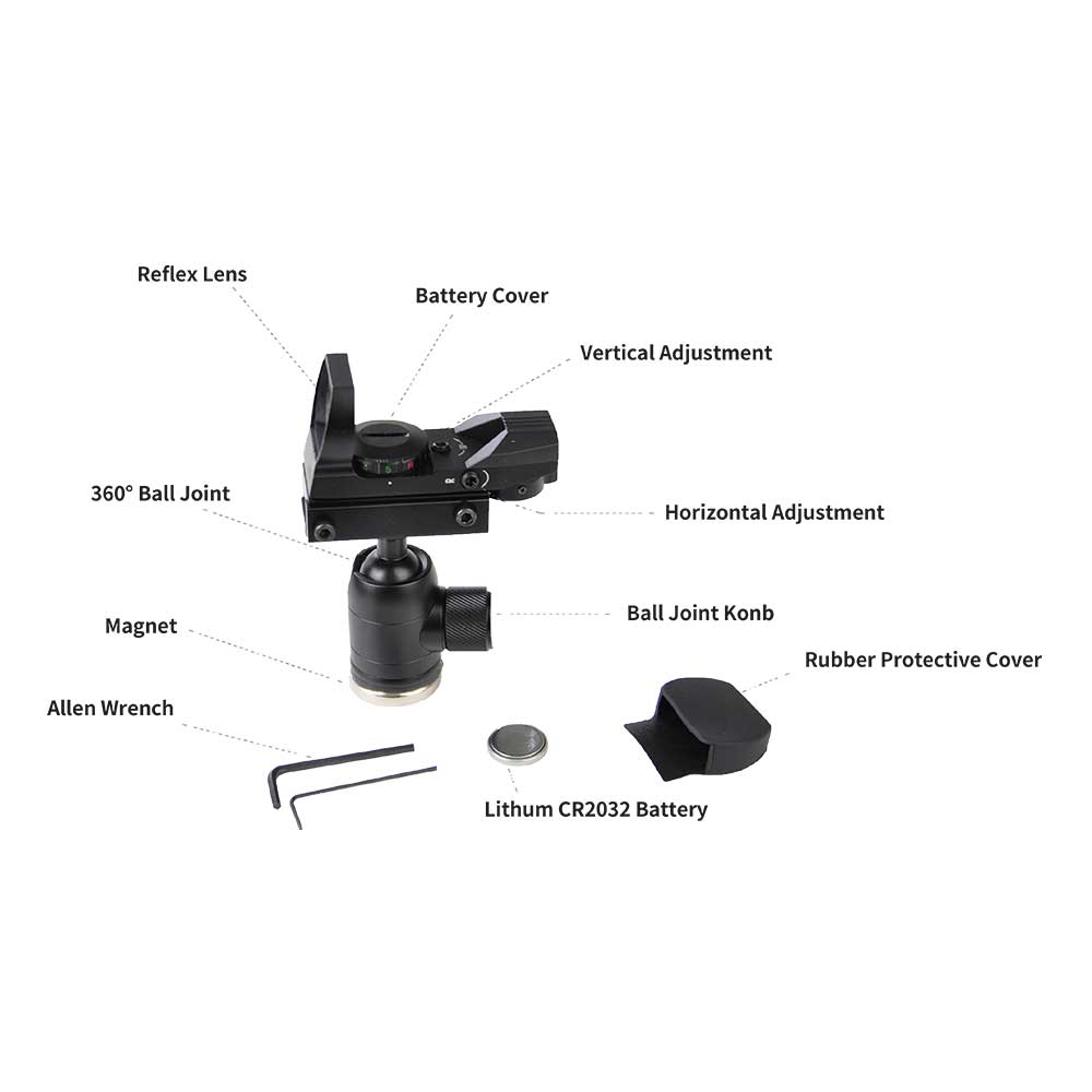 SD03K - KUPO Followspot Sight, component diagram