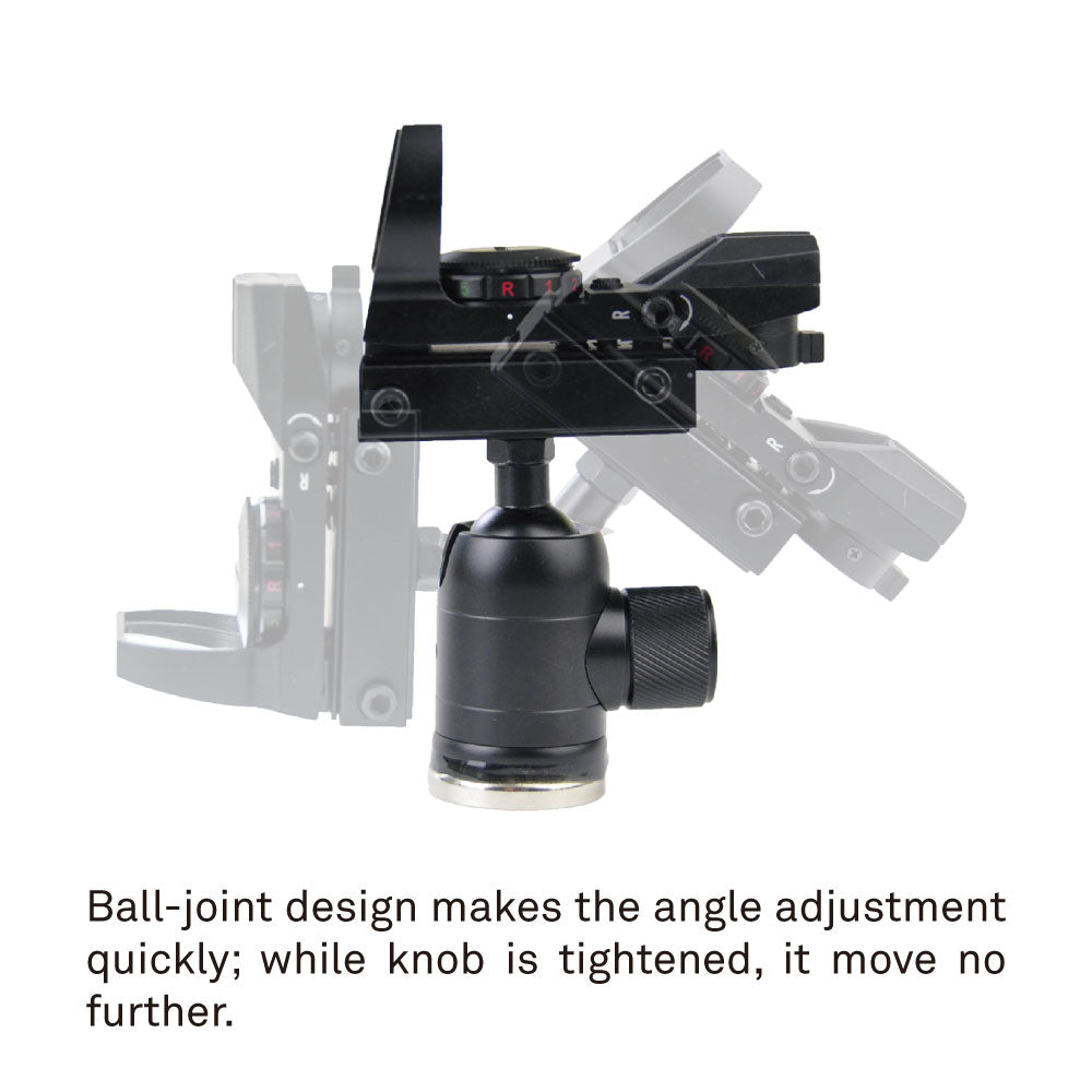 SD03K - KUPO Followspot Sight, ball-joint adjustment detail