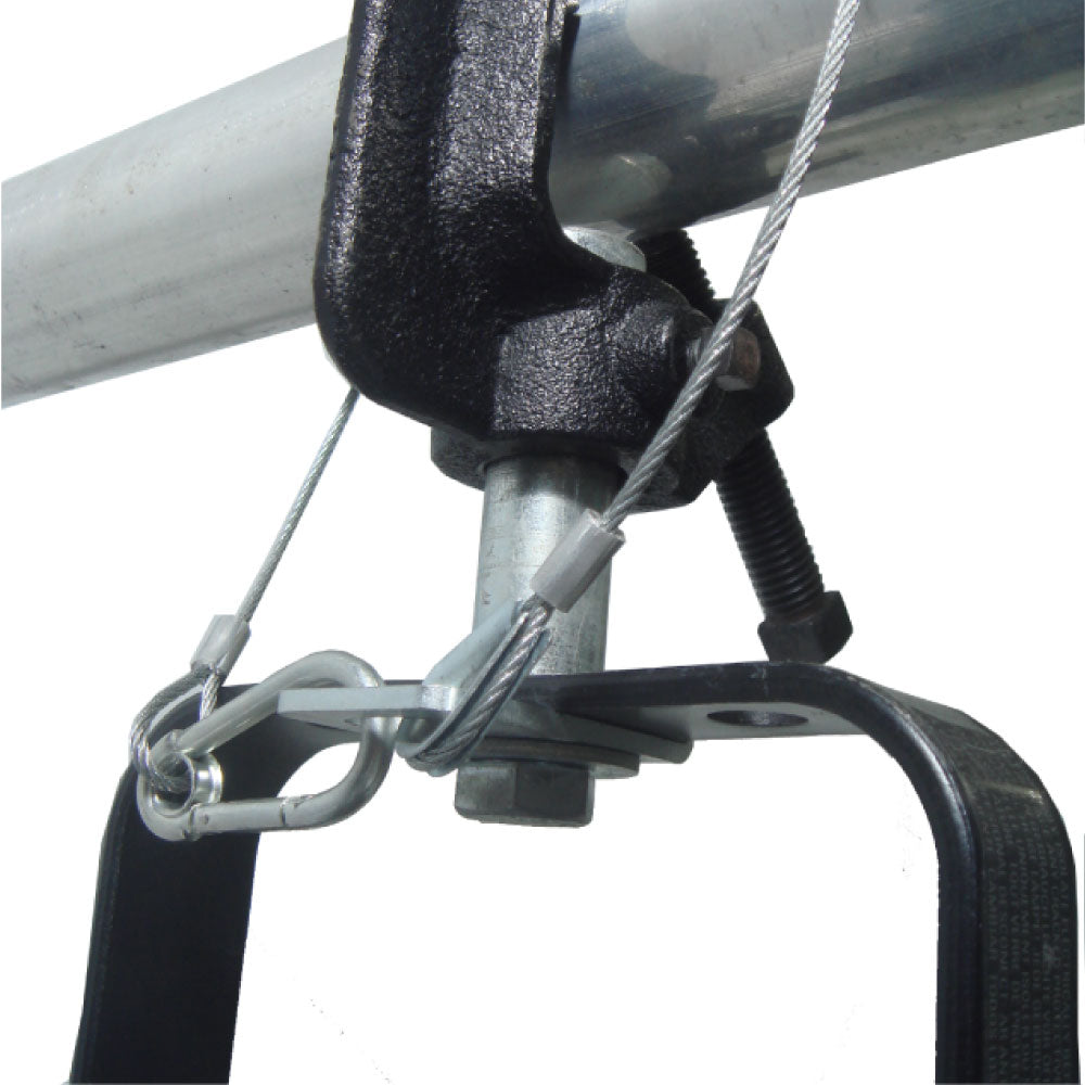 SW-01YP - Safety Wire with Yoke Plate, fixture attachment setup