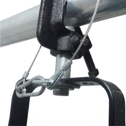 SW-01YP - Safety Wire with Yoke Plate, fixture attachment setup