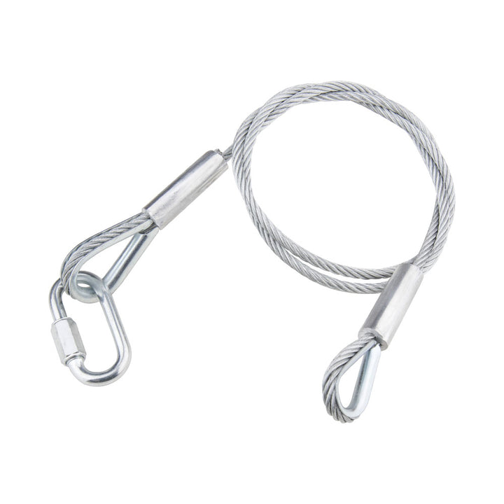 SW-03 - Heavy - Duty Safety Wire 4.8 mm, Silver, end loop detail