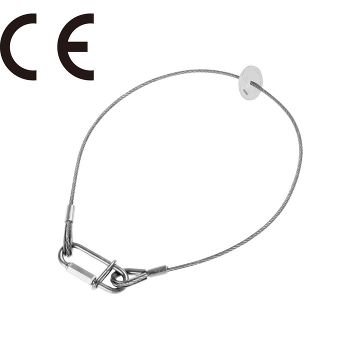 SW-E01 - 10 kg BGV - C1 Safety Wire, Silver, end loop detail