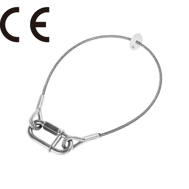 SW-E03 - 25 kg BGV - C1 Safety Wire, Silver, end loop detail