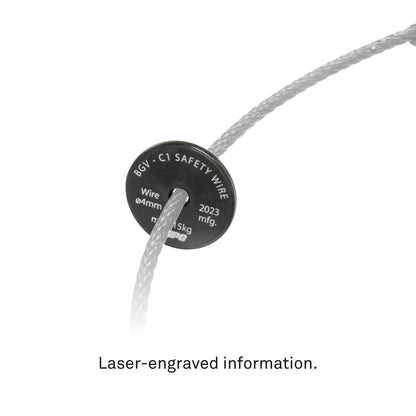 SW-E03 - 25 kg BGV - C1 Safety Wire, Silver, certification detail