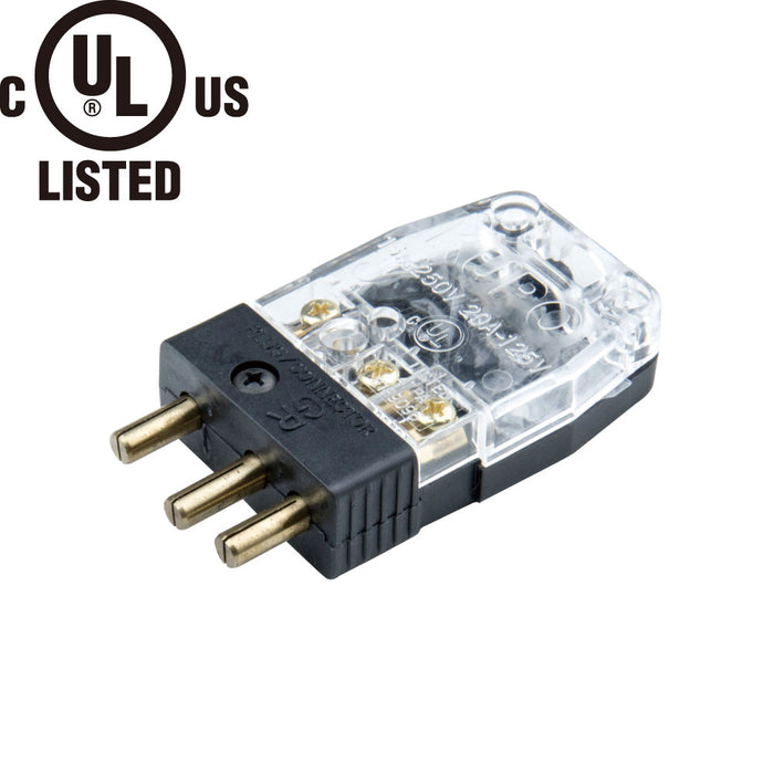 KUPO TSP-20LMC 20 AMP Stage Pin Connector - Inline / Line Male Crimp