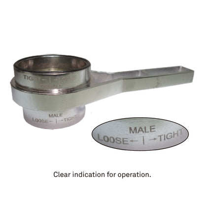 WPC-5219ST - WPC 19-Pin Spanner Tool, size comparison view