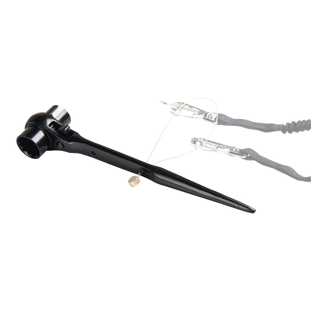 WS-240 - Wing Nut Ratchet Wrench, 19 / 22 mm, handle detail