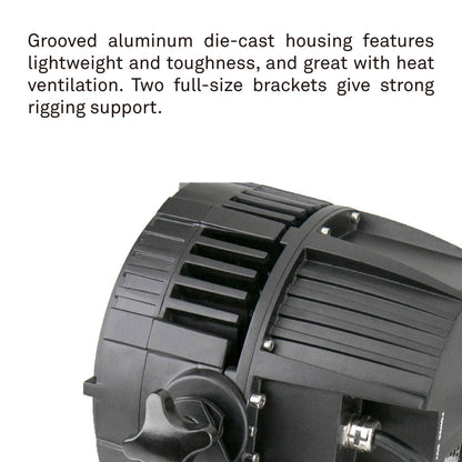ZPW-64-18-10 - KUPO Outdoor LED PAR 180 W RGBW, front lamp view