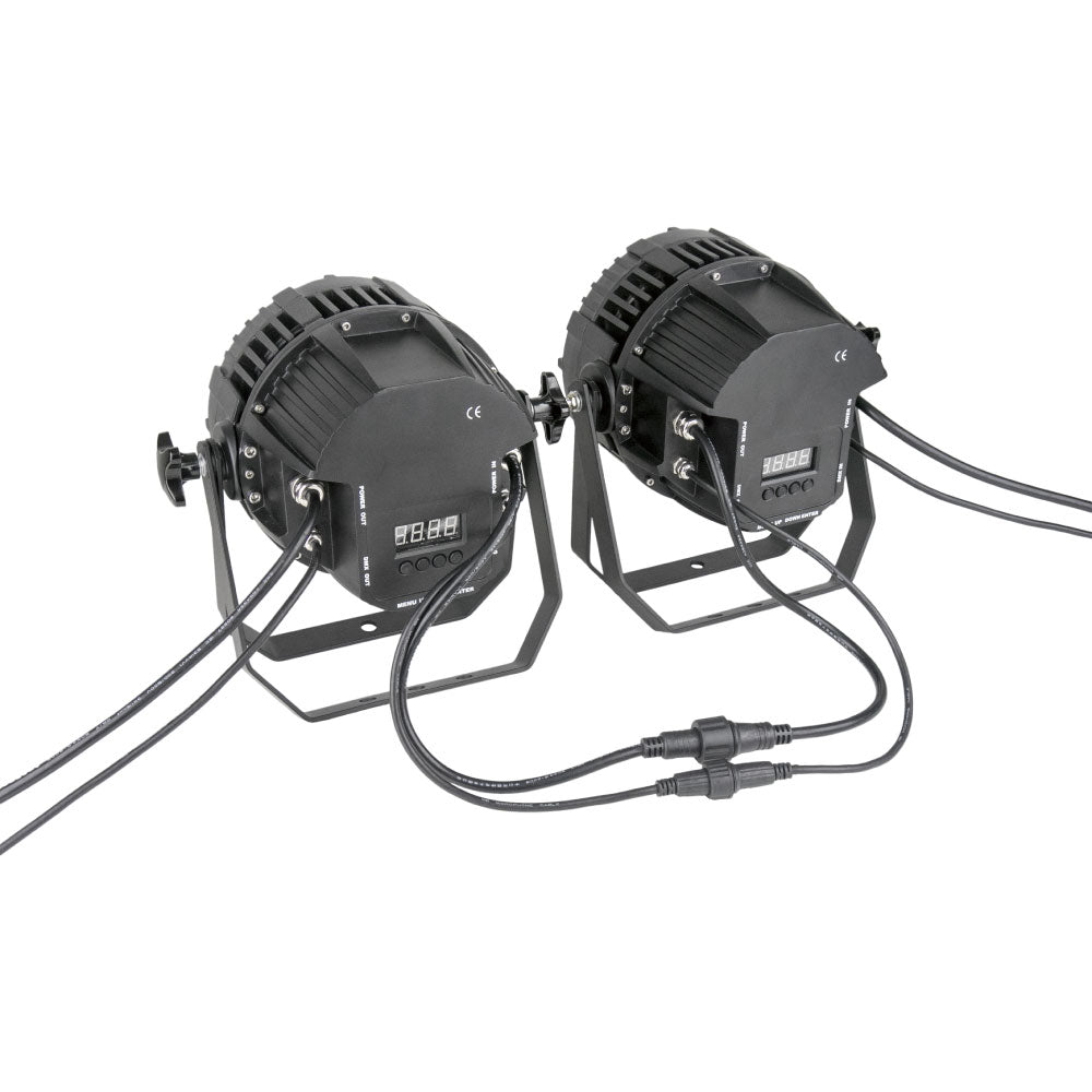 ZPW-64-18-10 - KUPO Outdoor LED PAR 180 W RGBW, rear control panel detail