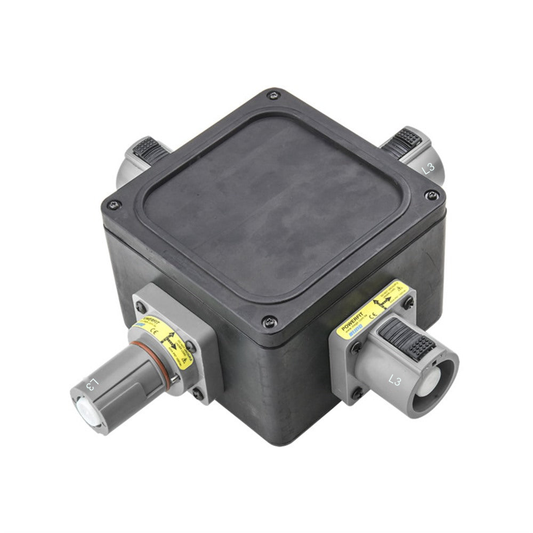 PDB-C1303GY - KUPO PowerFit 400 A Rubber Cubic Power Distro Box - Gray product view